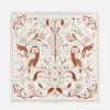 Intricate nature-themed illustration with owls, butterflies, and floral patterns, featuring a symmetrical design.