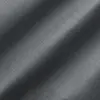 Close-up of dark grey fabric texture with diagonal folds and shadows.