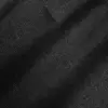 Close-up of textured black fabric with visible weave pattern, suitable for clothing or upholstery.