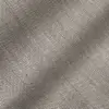 Close-up of gray herringbone fabric texture, showing intricate woven pattern and fine detailing.